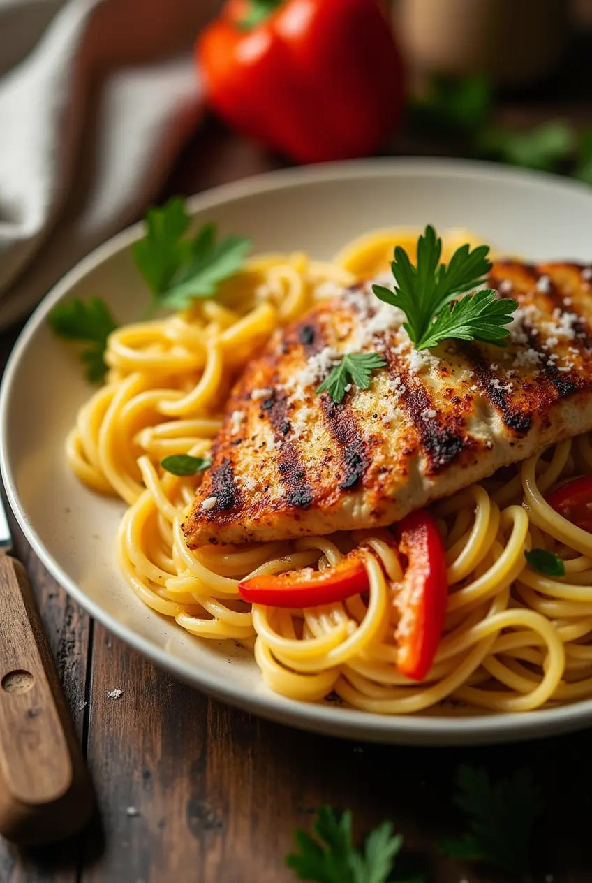 Creamy Cajun Chicken Pasta