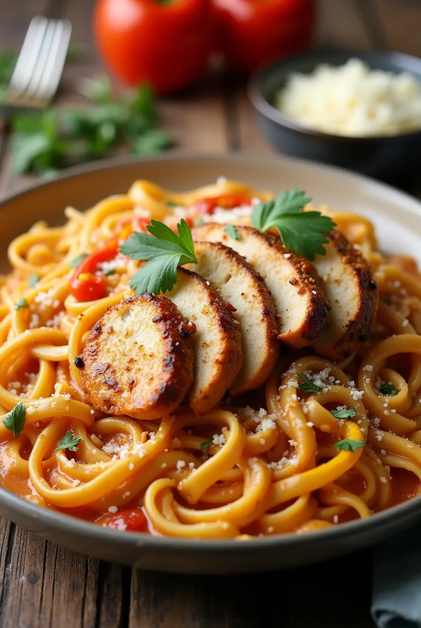 Easy Cajun Chicken Pasta