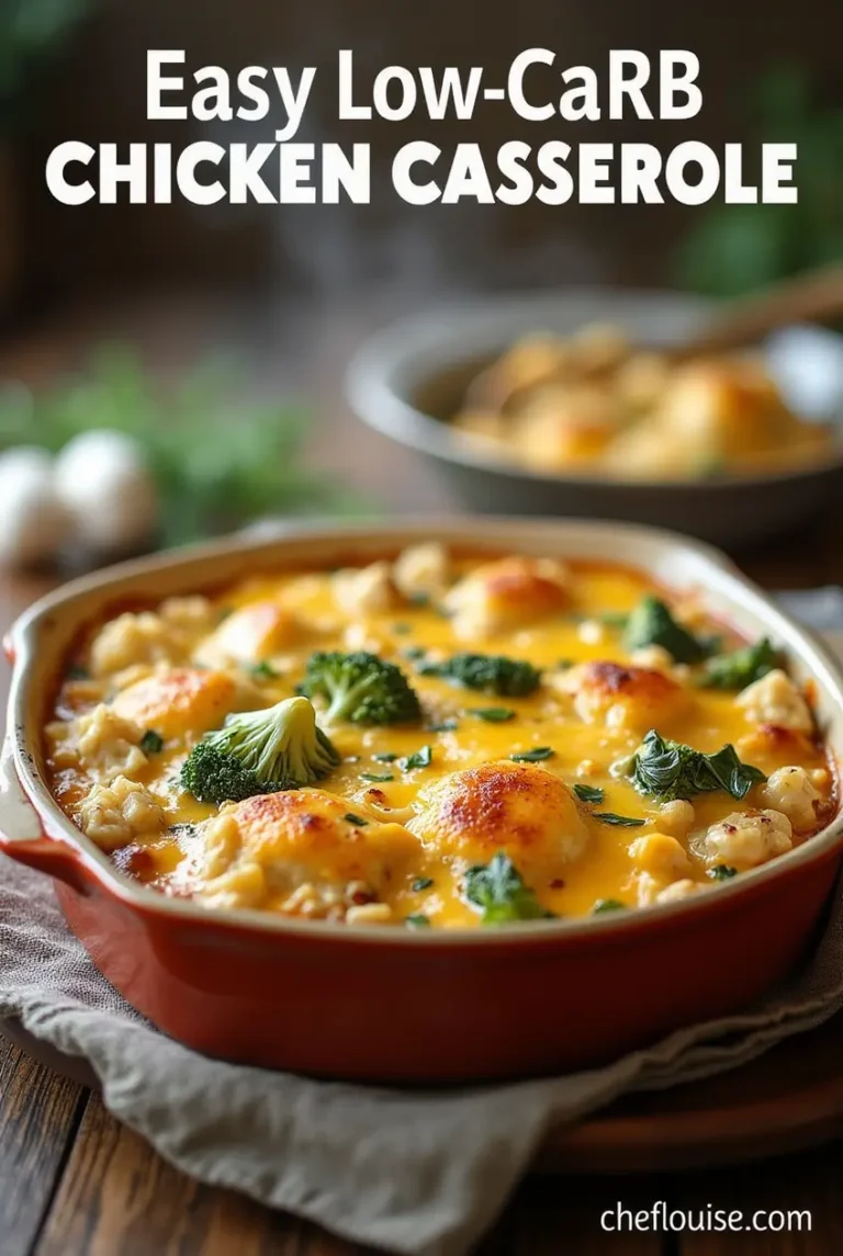 Easy Low Carb Chicken Casserole