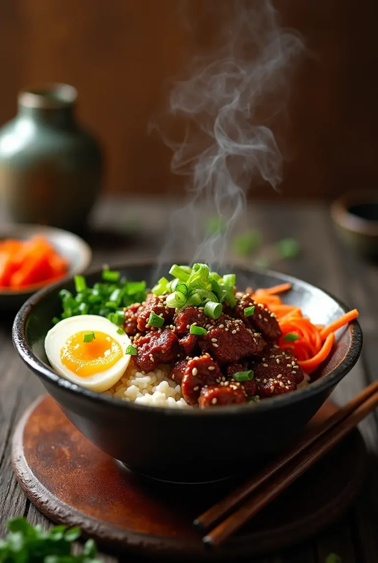 Korean Ground Beef Bowl