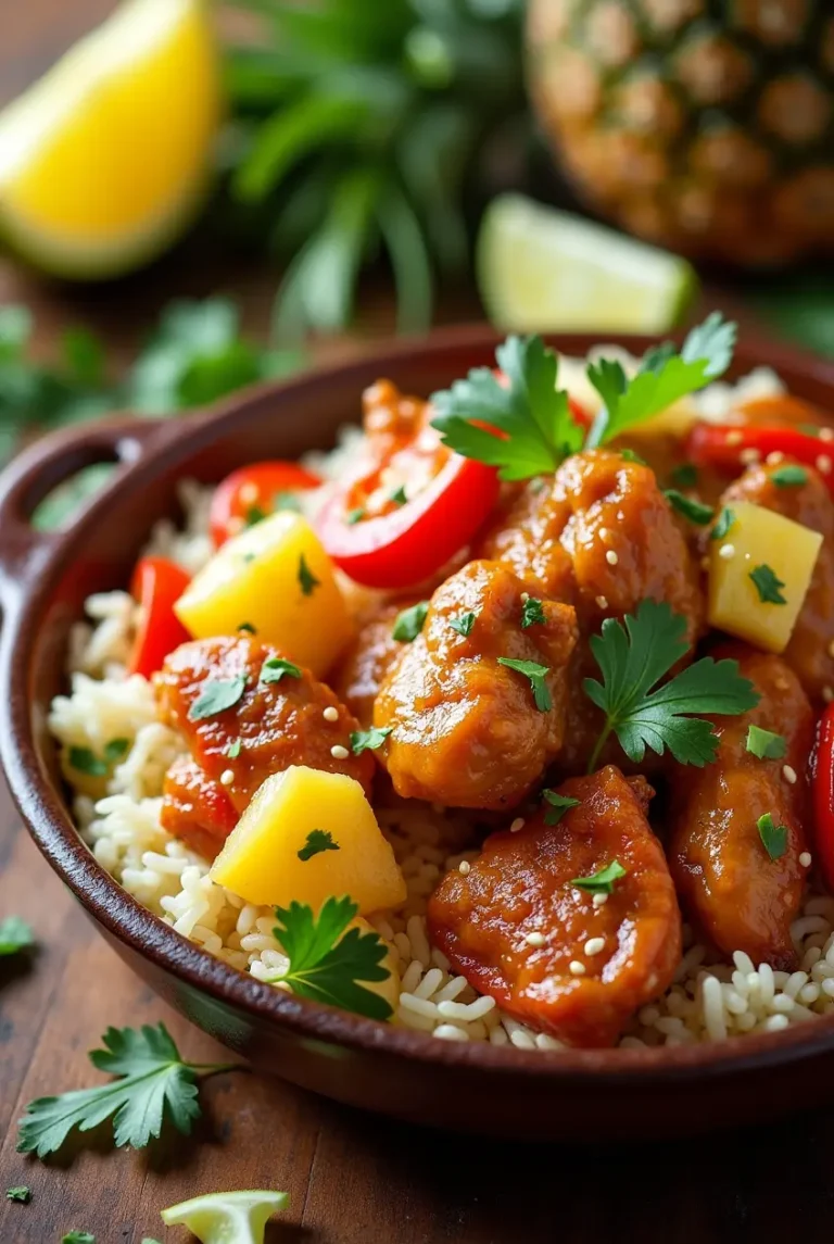 Sweet and Savory Pineapple Chicken and Rice Recipe